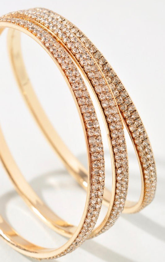 Crystal Bangle Bracelet