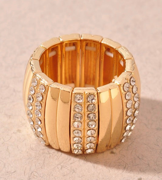 Clear Stone Stretch Ring