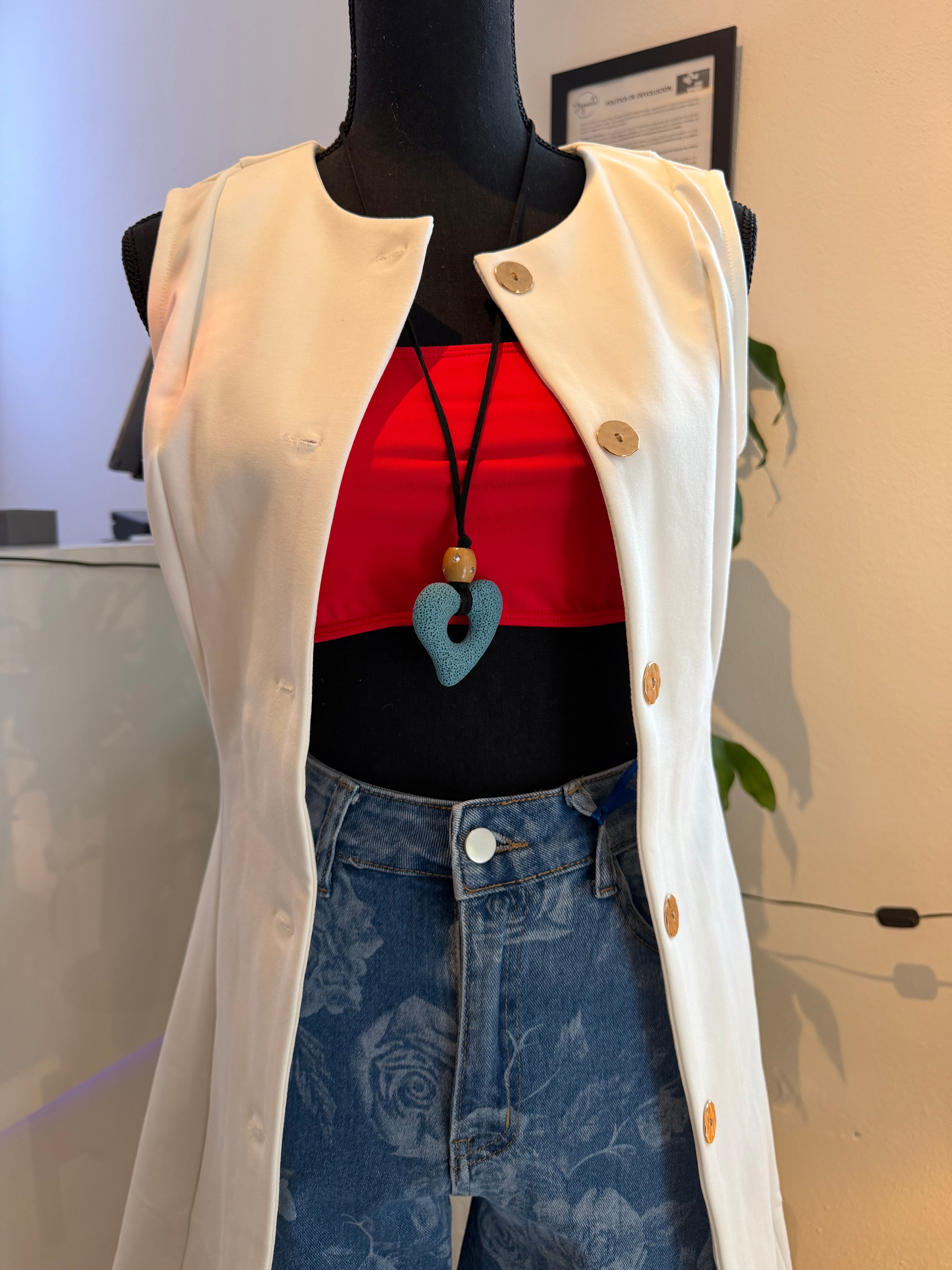 Gamuza Cord & Heart