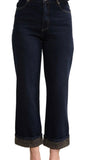 Leopard Cuff Jeans