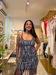 Zebra Knit Dress