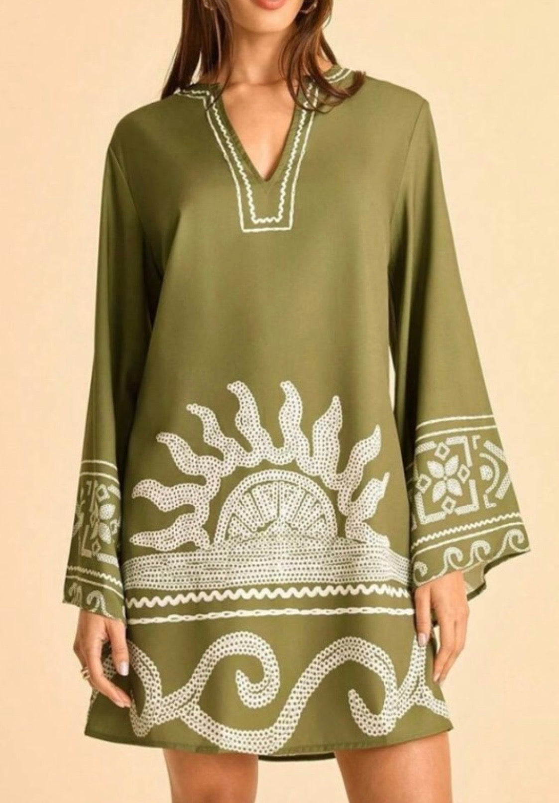 Mediterranean Tunic Dress