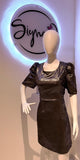 Metallic Silver Dress