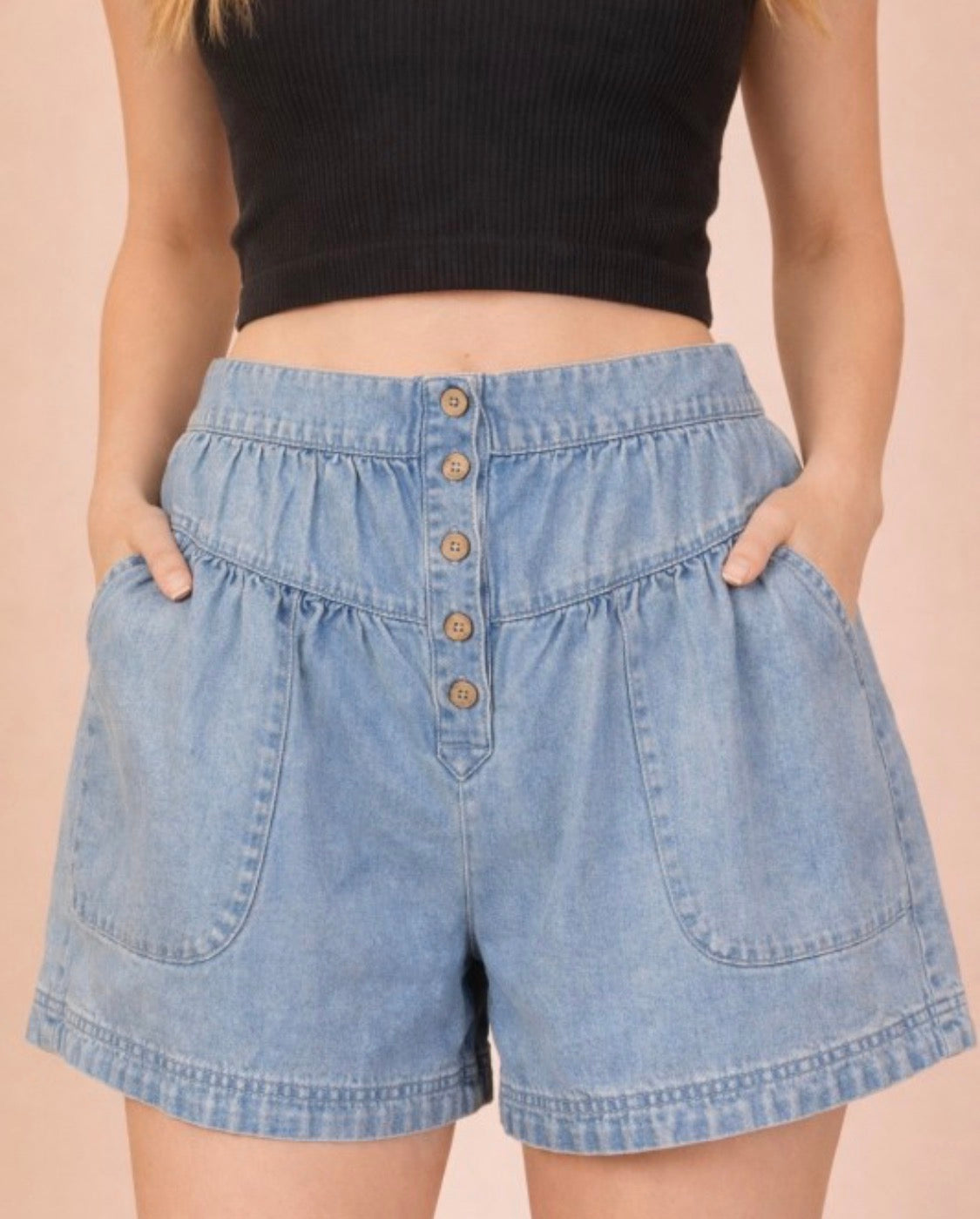 Mineral Button Down Shorts