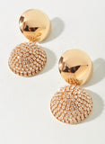 Disc Ball Drop Earrings