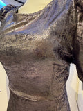 Metallic Silver Dress
