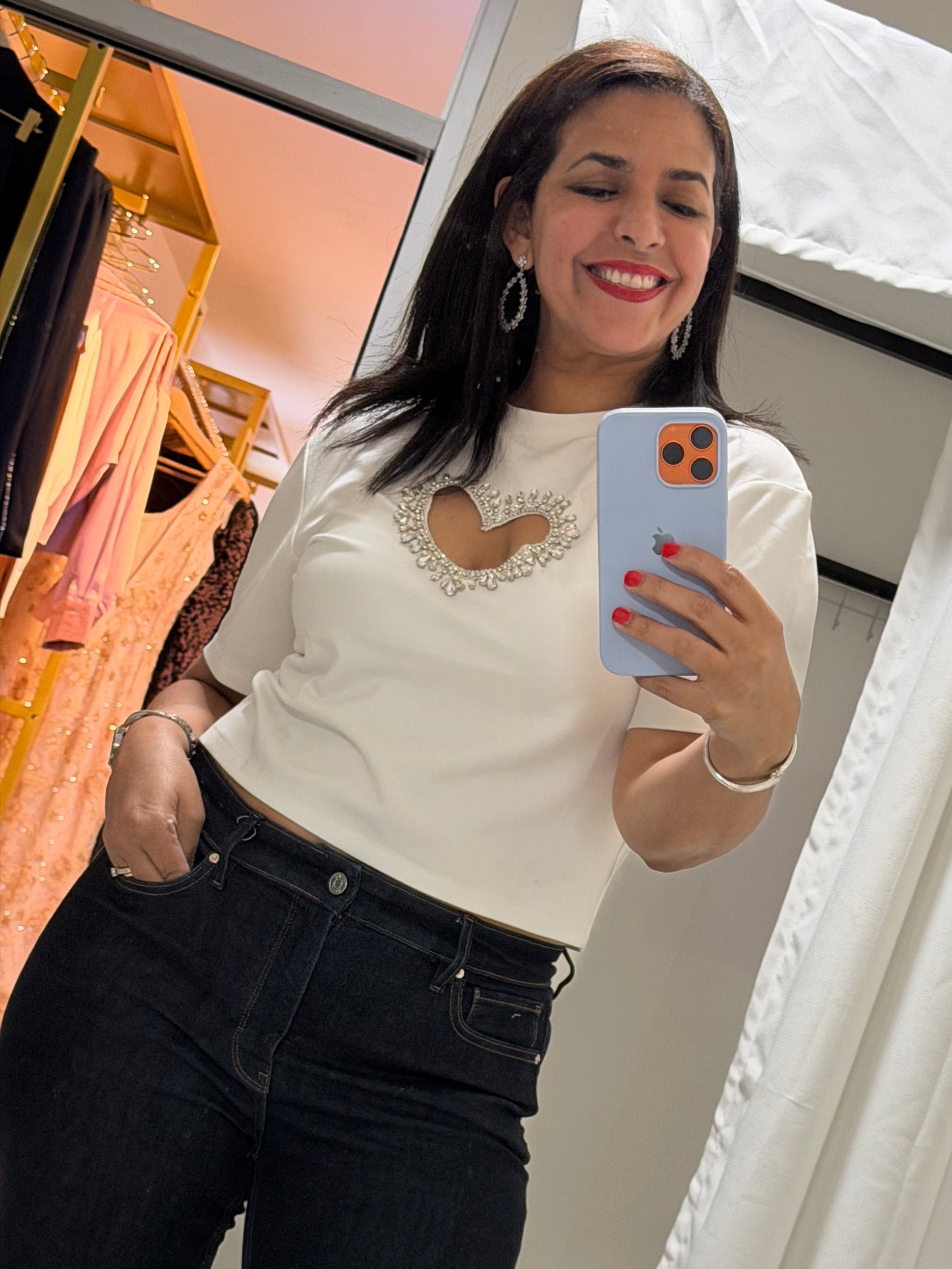 Heart Cutout Top