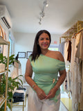 Mint & Silk Blouse