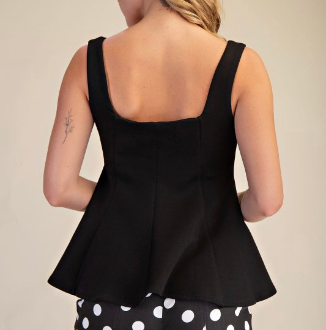 Heart Peplum Top