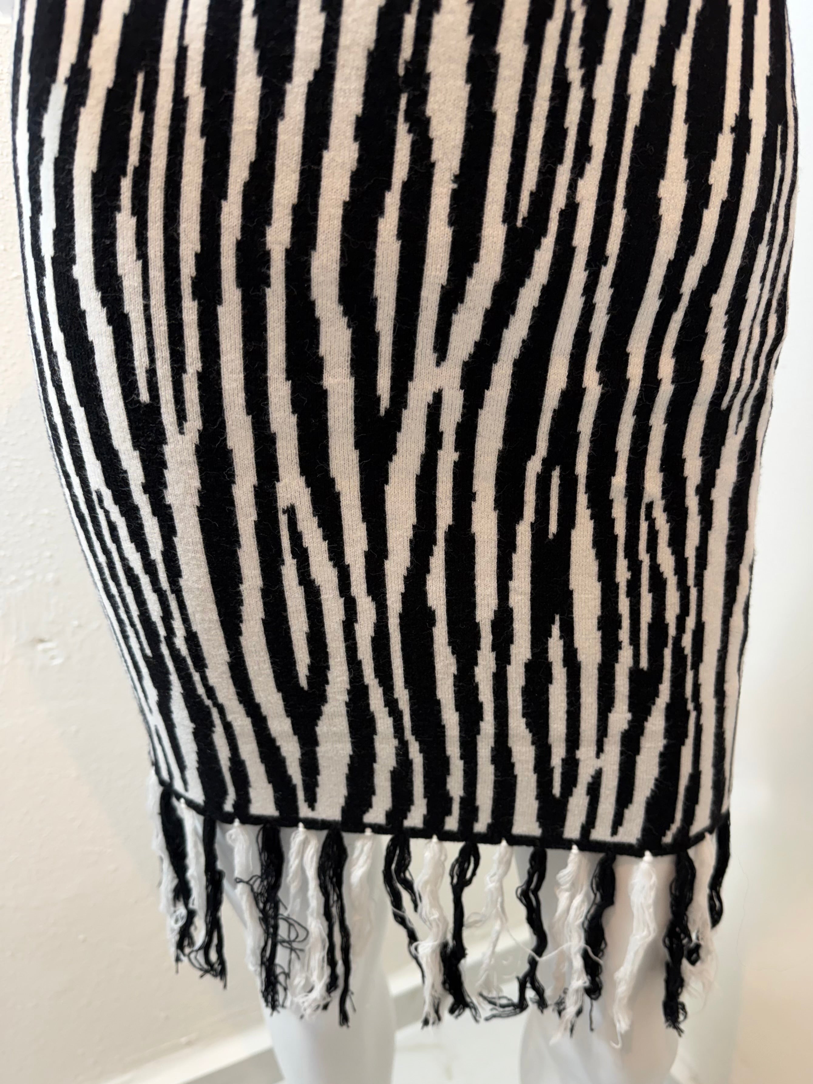Zebra Knit Dress