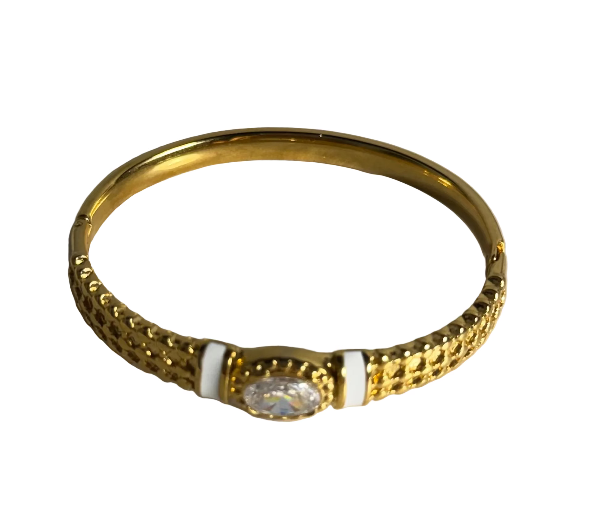 White Stone Bracelet