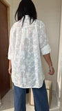 Eyelet & Pearls Top